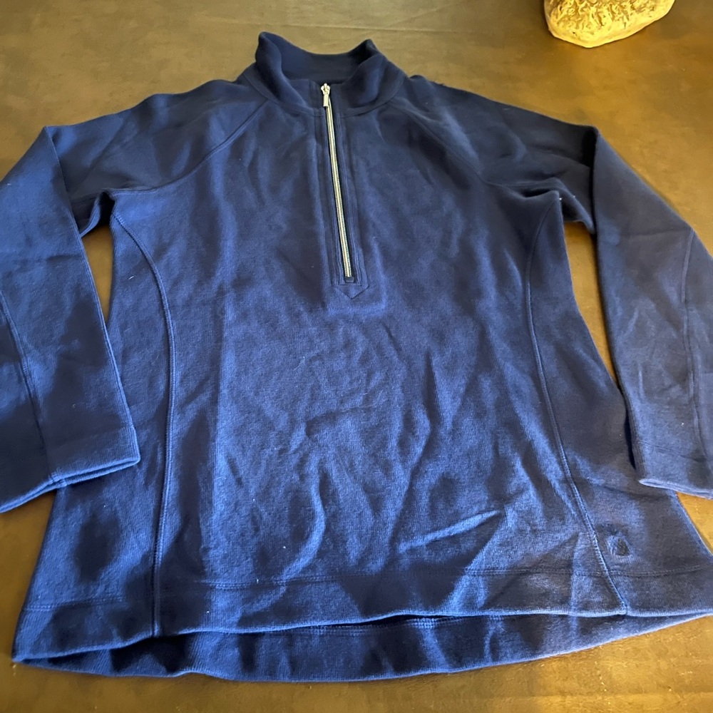 Tommy Bahama Men's Navy Zip-Up Sweater